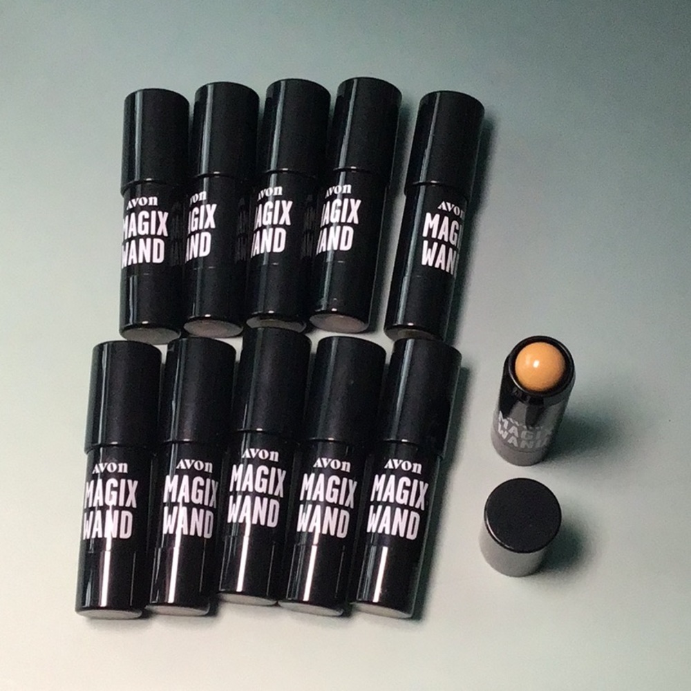 Avon Magix Wand -new-11 foundation sticks, contour; chai